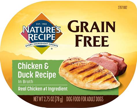 In addition, diamond wet dog foods also provide more fat than nature's recipe wet foods. NATURE'S RECIPE Grain-Free Chicken & Duck Recipe in Broth ...