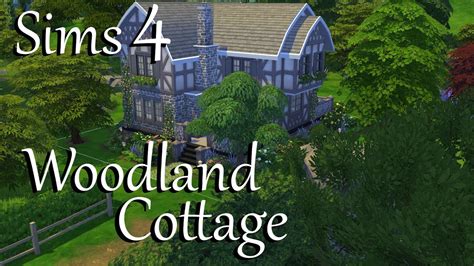 Sims 4 Woodland Cottage Speed Build Youtube