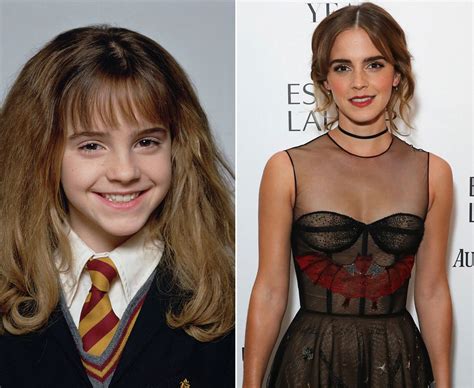 Harry Potter Cast Then And Now