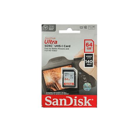 Sandisk Ultra Sdxc Uhs I 64gb 140mbps Id