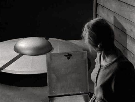 Agnes Moorehead Discovers A Tiny Spaceship On Her Roof In The Twilight Zone Episode The