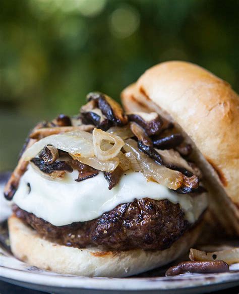 I'm always looking for a good comfort food meal that isn't high in points!! sauteed mushrooms and onions for burgers