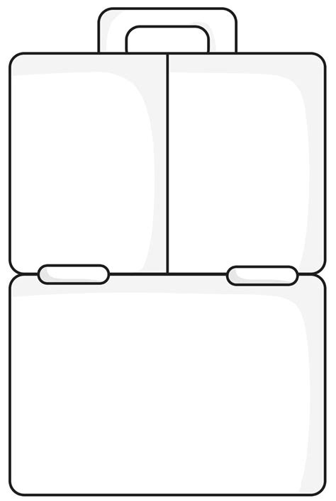 Free Printable Lunch Box Template
