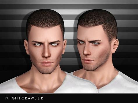 Nightcrawler Sims Nightcrawler AM Hair05 Sims Hair Sims 4 Hair Male