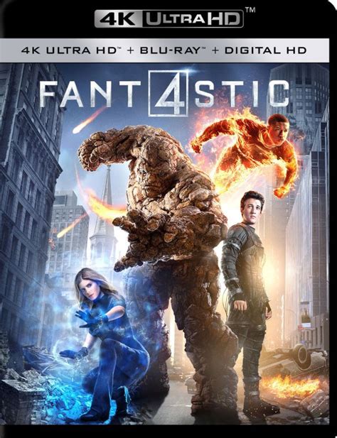 Fantastic Four 4k Ultra Hd Blu Rayblu Ray Includes Digital Copy