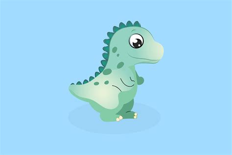 Cute Baby Dinosaur Illustration Graphic By Designhut · Creative Fabrica