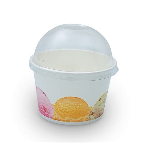 Retail Ice Cream Paper Cup 8 Oz 1 Pack X 50 Pieces Falcon Pack Online