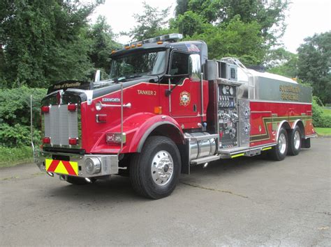 Spartan 3000 Gallon Tanker New Fire Truck Delivery New England Fire