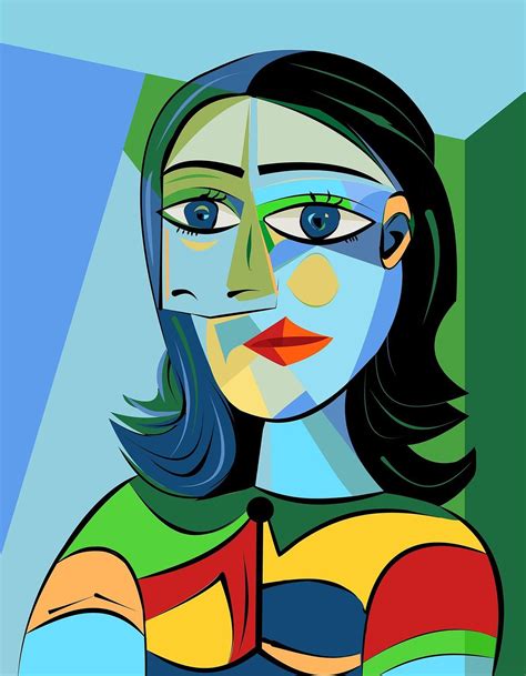 Paint A Cubist Portrait Portrait Picasso Cubist Portraits Picasso