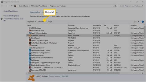How To Uninstall Avast Antivirus