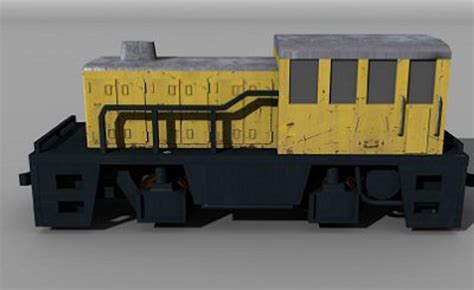 Ge Switcher Locomotive 3d Model