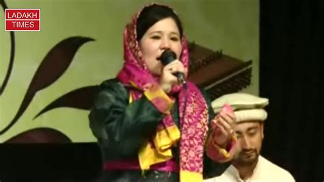 Sherine Balti Singer Ft Performance Stage Abhinav Theater Jammu Ladakh Times Youtube