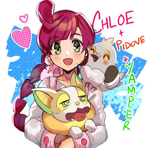 Yamper Chloe And Pidove Pokemon And 2 More Drawn By Kash Phia