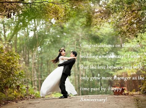 25th Wedding Anniversary Quotes And Wishes Best Wishes