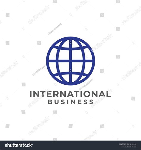 World Global Logo Design Template Stock Vector Royalty Free