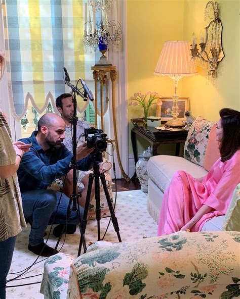 Patricia Filming In Her Home In Charleston Patricia Altschul Mario Buatta Design