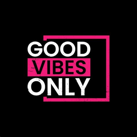 Premium Vector Good Vibes Only Lettering Design