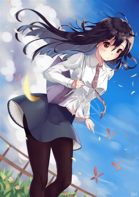Anime Girl In Stockings Ar