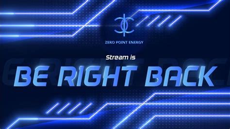 Animated Be Right Back Screen Animated Twitch Overlays Video Be