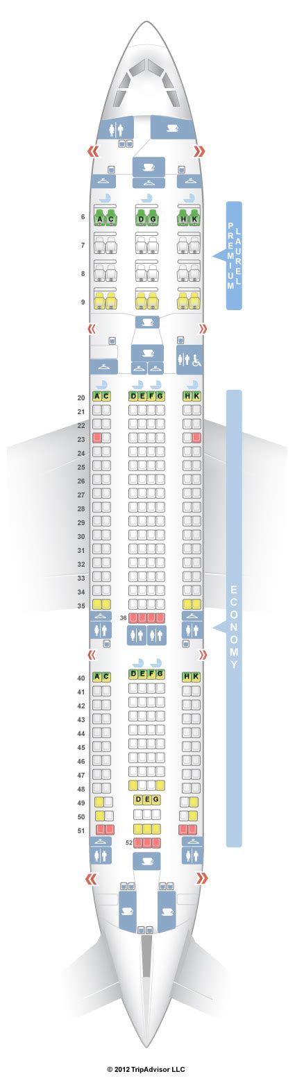 Air Transat Airbus A330 200 Seating Chart