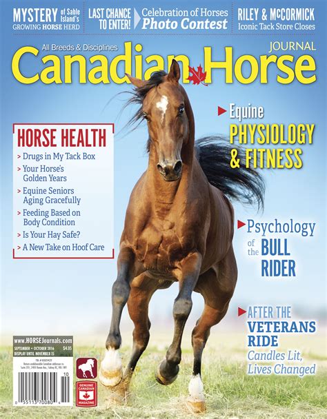 Septemberoctober 2016 Canadian Horse Journal