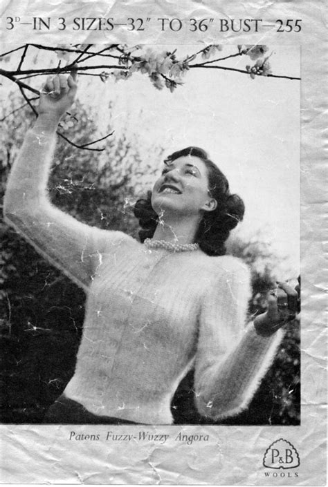 lady s cardigan vintage 1940 s knitting pattern etsy cardigans for women vintage knitting