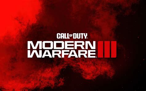 Call Of Duty Modern Warfare 3 Wallpaper 4k Logo 2023 Games