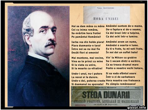 La 9 Iunie 1856 Vasile Alecsandri Publica în Revista „steaua Dunării