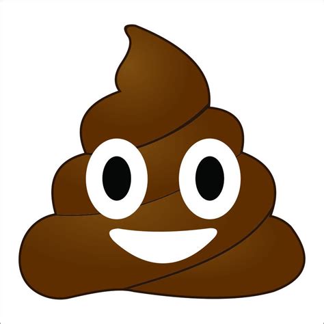 Poop Emoji Vinyl Decal Sticker