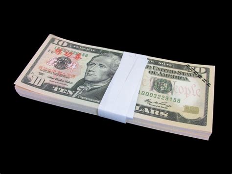 10000 Dollars Full Print Bills Stack Prop Money Training Banknotes