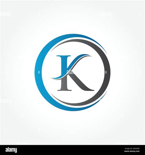 Initial Letter K Logo With Creative Modern Business Typography Vector