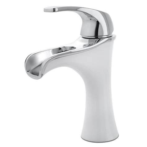 All our chrome sink bathroom faucets are designed for long life wear and tear since they are made of solid brass material. Shop Pfister Jaida White/Polished Chrome 1-Handle 4-in ...