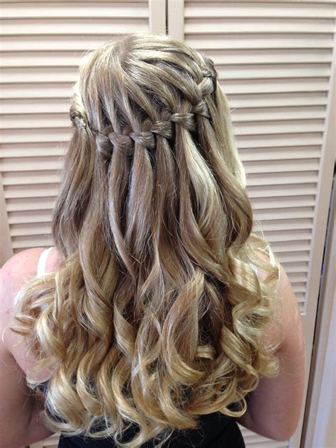 Jennas Hair For Her 8th Grade Formal Dance Hairstyles Graduation Hairstyles Hair Styles