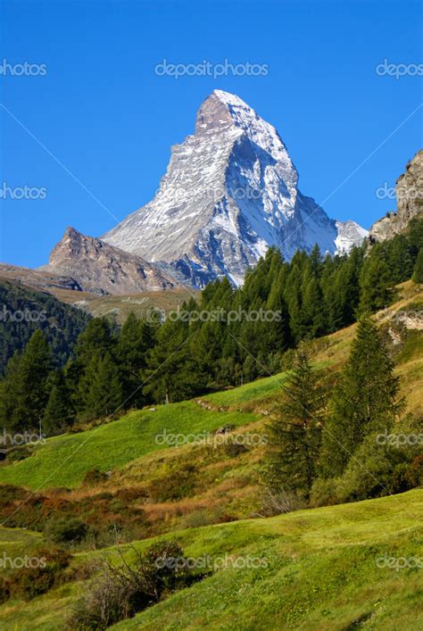 Matterhorn 4478m Dans Les Alpes Pennines De Zermatt Suisse Image