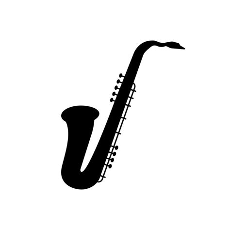 Saxophone Icon Vector Sax Illustration Sign Music Symbol Jazz Logo