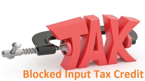 Please note that the video. What is Blocked Input Tax Credit in GST? - Goods ...