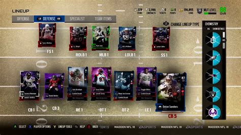 Madden 18 Ultimate Team Here Is A Look At My 88 Overall Team Youtube