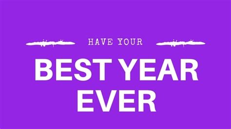 How To Have Your Best Year Ever Trish Jones