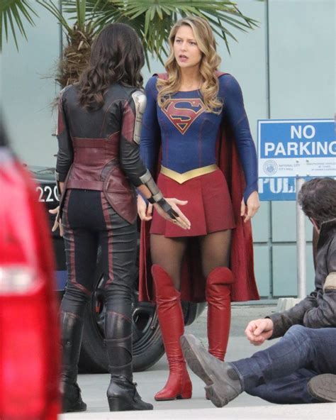 Melissa Benoist Films Supergirl In Vancouver Photos Curated