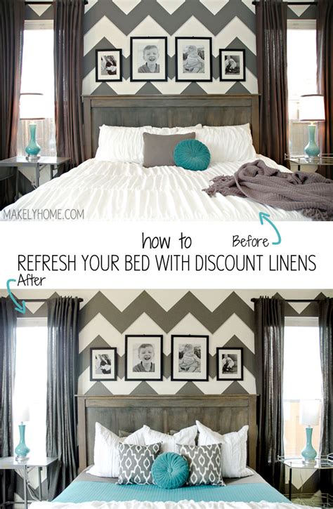 How To Refresh Your Bed With Discount Linens Via Makely