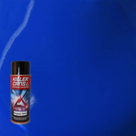 Alsa Refinish 12 Oz Tropical Tones Sky Blue Killer Cans Spray Paint Kc