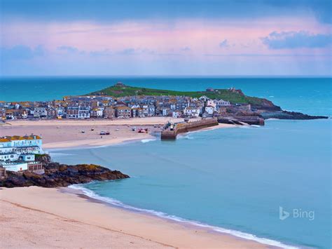 England Cornwall Porthminster Beach 2017 Bing Desktop Wallpaper Preview