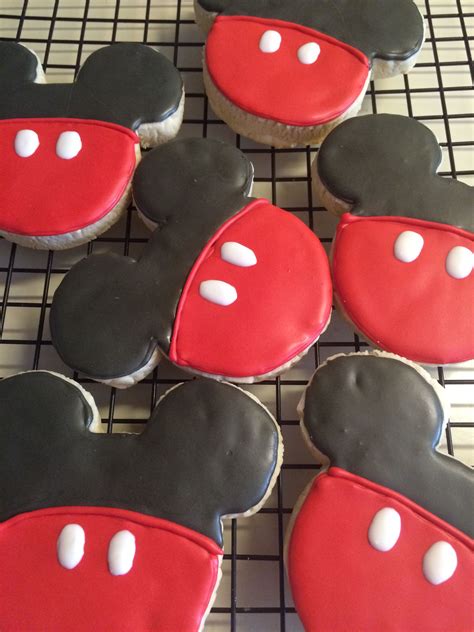 Mickey Mouse Cookies Mickey Mouse Cookies Birthday Cookies Sugar