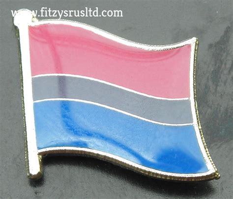 Bisexual Flag Lapel Pin Badge Bi Sexual Pride Lgbt Diversity Symbol Sign Brooch