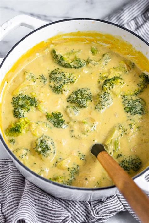 25 Minute Easy Vegan Broccoli Cheese Soup Eat The Gains Recipe