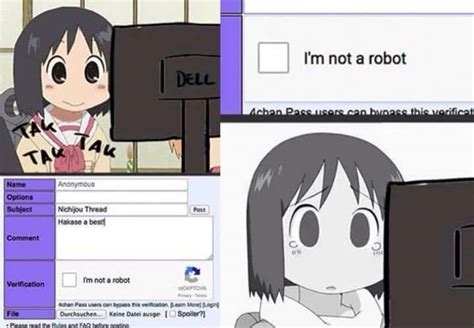 The following i'm not a robot episode 1 english sub has been released. Nichijou Thread | I'm Not a Robot | Know Your Meme