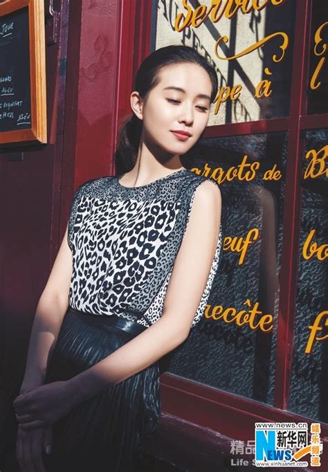 china entertainment news actress liu shishi poses for fashion shoot
