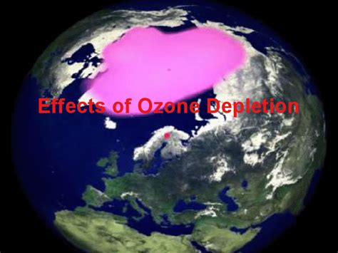 Effects Of Ozone Depletion Ppt For 11th Higher Ed Lesson Planet