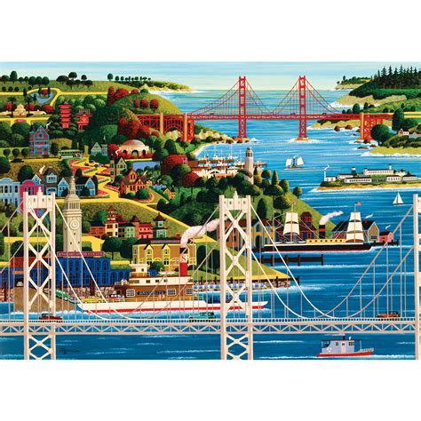 Bridges Of San Francisco 1000 Piece Jigsaw Puzzle Spilsbury