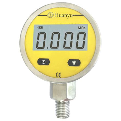 Huanyu Digital Hydraulic Pressure Gauge Stainless Steel Digital